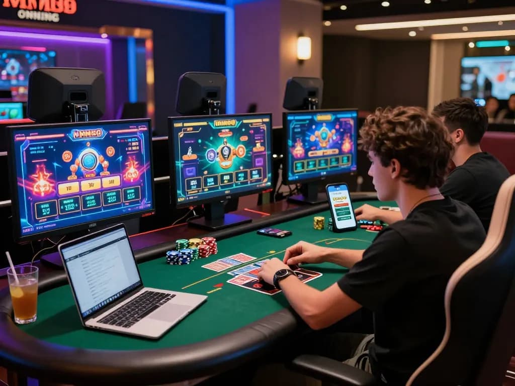 Immersive gaming experience on MM88 online platform, showcasing vibrant graphics and engaging atmosphere.
