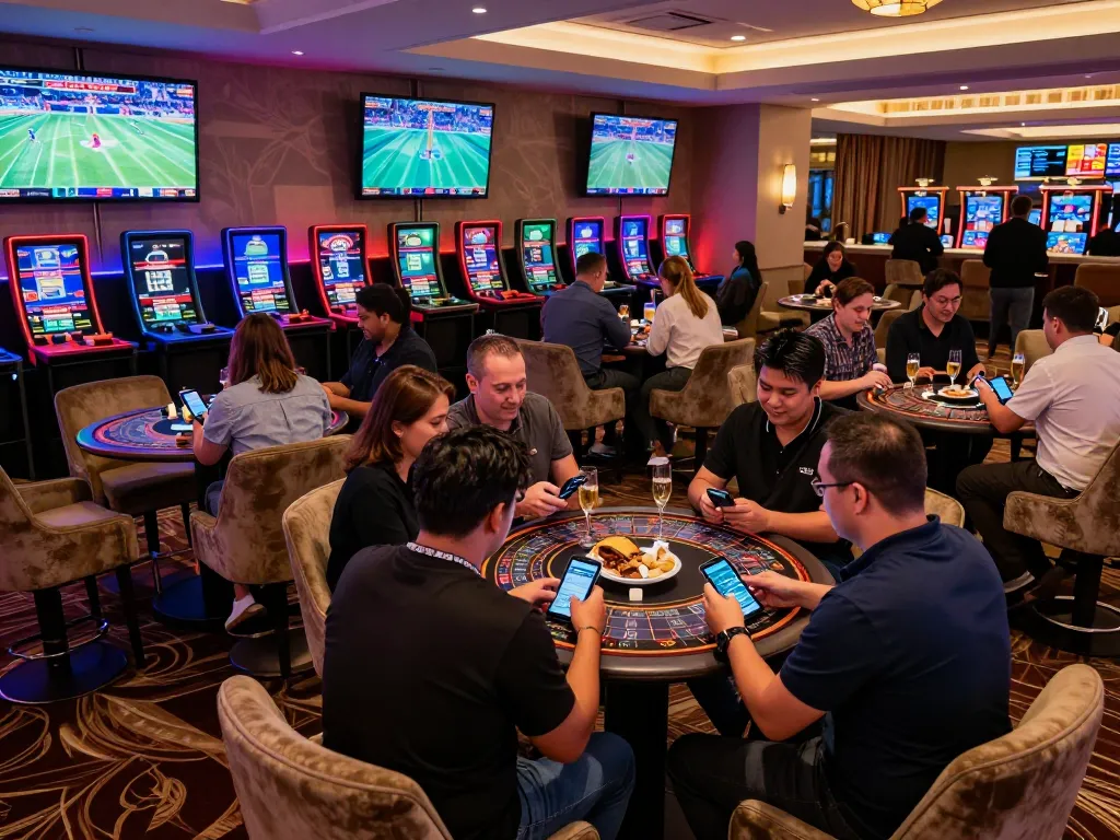 Experience the thrill of betting in a luxurious lounge setting, Link mới Say88 for up-to-date sports action.