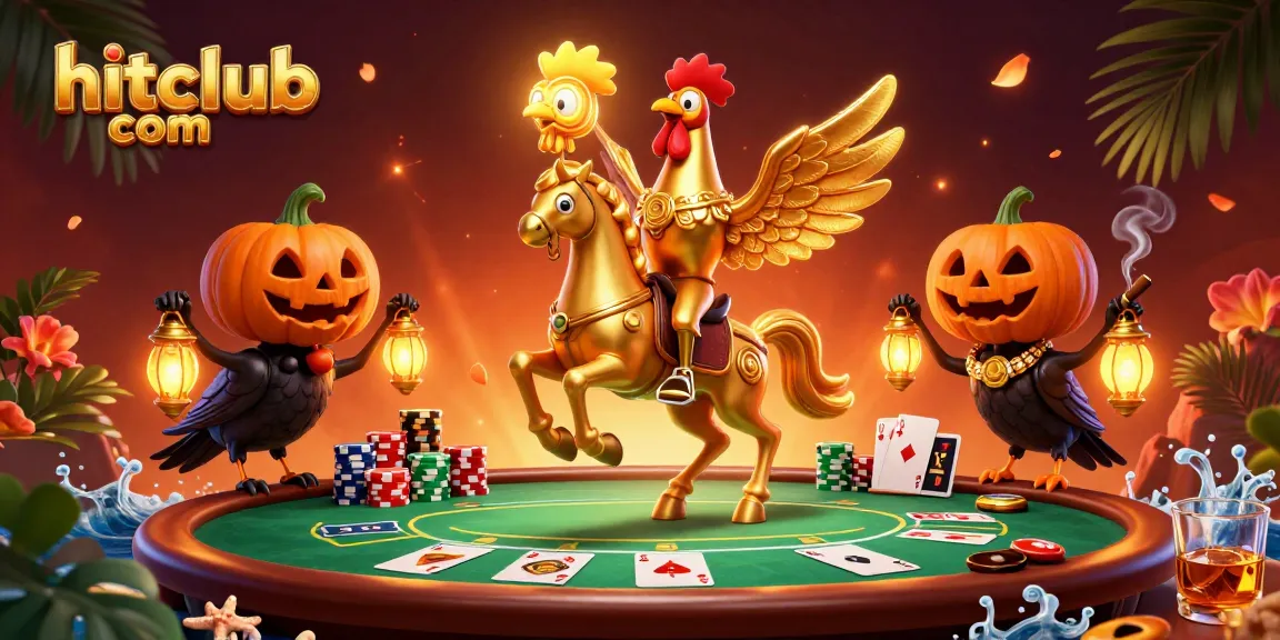 Engage in thrilling gameplay at hitclub com, exploring a vibrant casino scene with rich details.