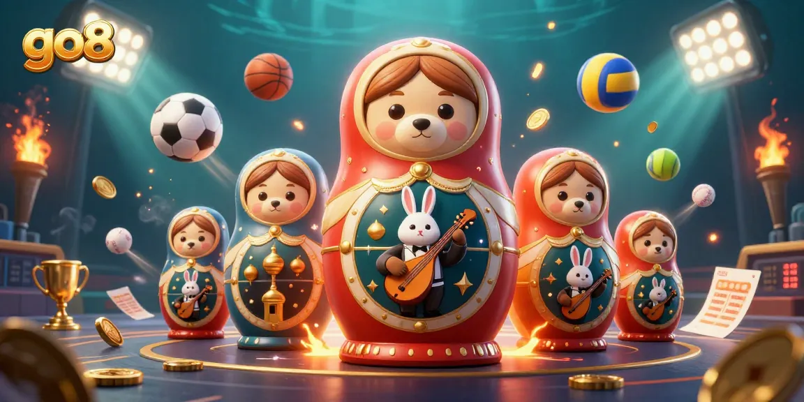 Engage with go8's vibrant casino adventure featuring dynamic sports elements and charming characters.