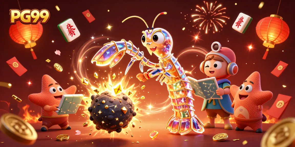 Experience the excitement of PG99 with vibrant galactic characters in a vibrant casino atmosphere.