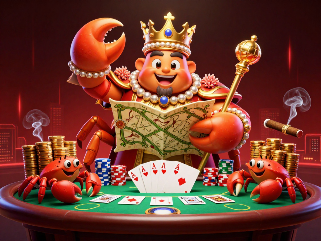 Engage with tài xỉu sunwin in an energetic 3D casino scene filled with poker chips and vibrant characters.