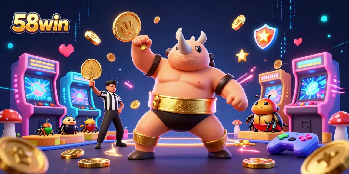Experience thrilling gameplay at 58win with vibrant visuals and dynamic casino-themed elements.
