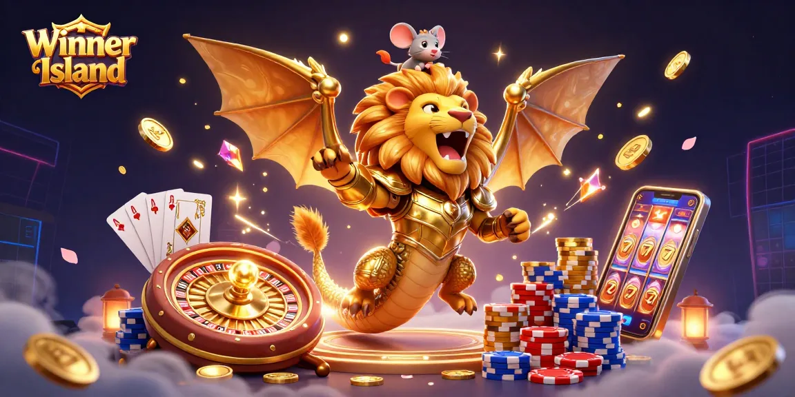 Experience high-stakes action on Winner Island with thrilling games and golden jackpots.